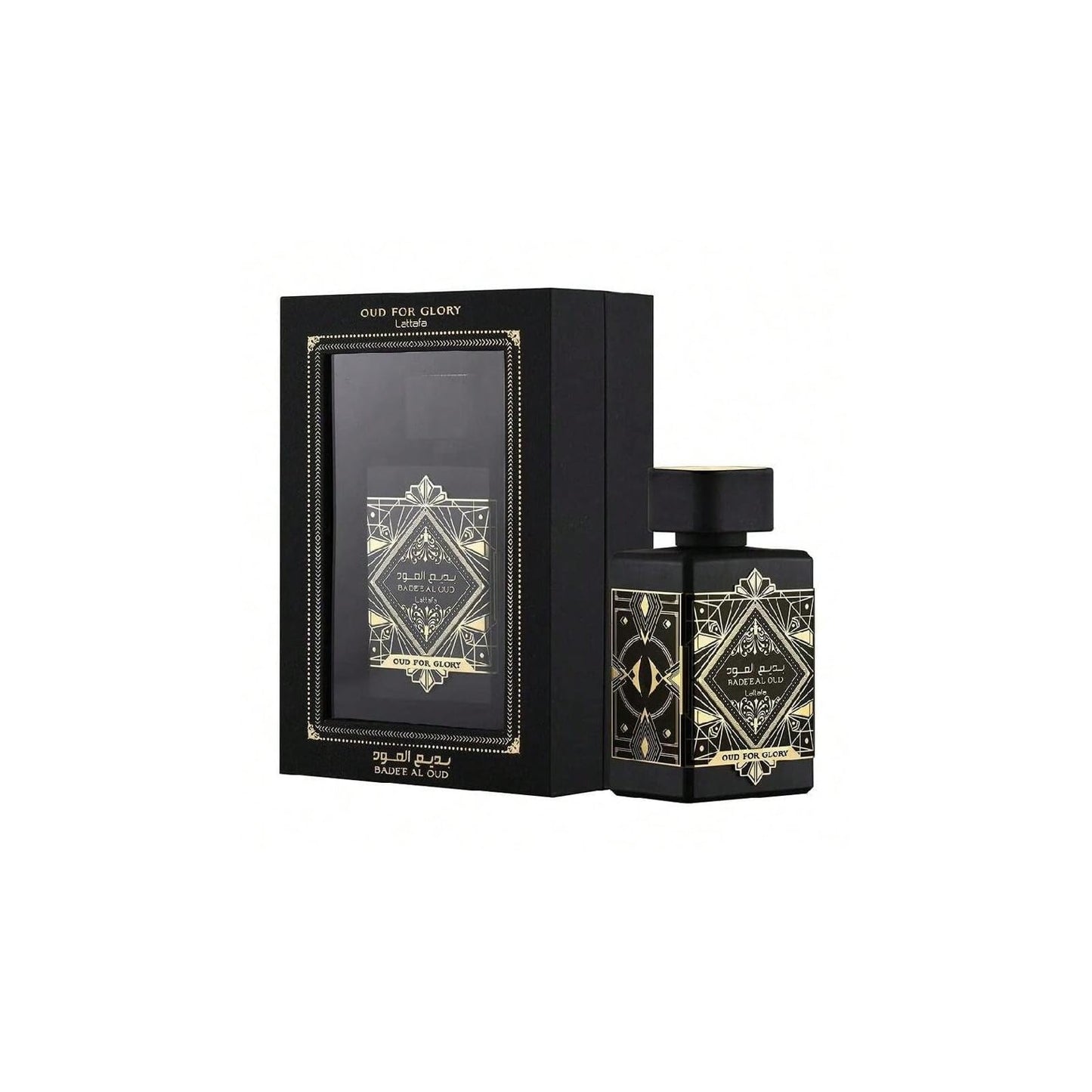 Lattafa for Unisex 3 Piece Eau de Parfum Gift Set (Bade'e Al Oud Oud for Glory + Maahir + Maahir Black Edition for Men) 3.4 Ounce/100 ml each Beauty & Personal Care Lattafa