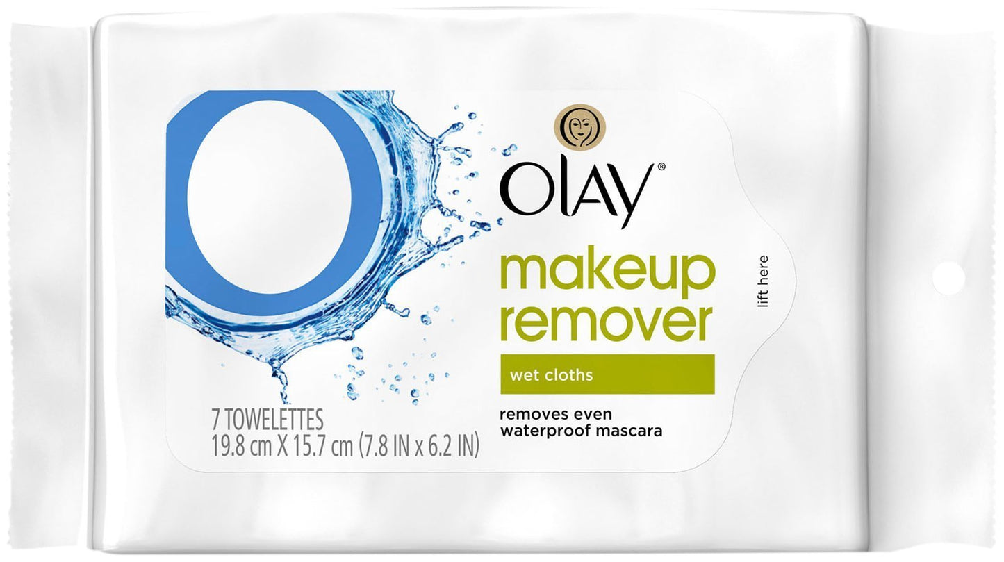 Olay Makeup Remover Wet Cloths - 7 ct Beauty & Personal Care Olay