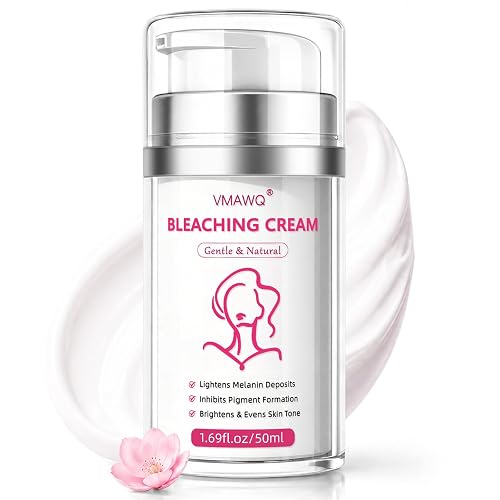 Skin Bleaching Cream with Vitamin C & Arbutin, Dark Spot Remover for Body Intimate Areas,Underarm, Knees, Elbows,Inner Thighs & Bikini Line,Gentle Beauty & Personal Care Vmawq