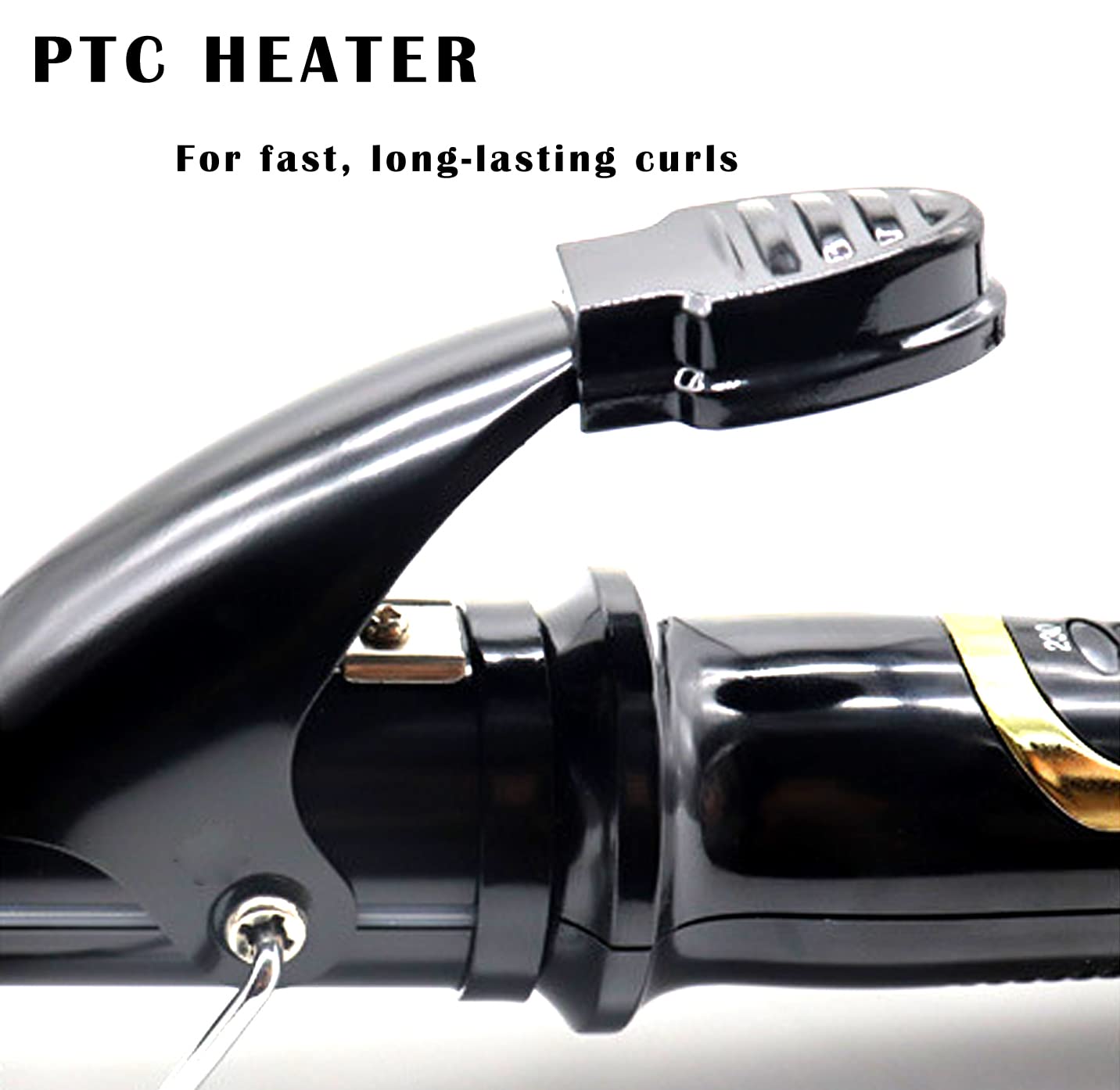 abp 1 Inch Curling Iron with Ceramic Barrel, Instant Heat up to 450°F, Waving Style Tool for Long/Medium Hair and Women Beauty & Personal Care abp