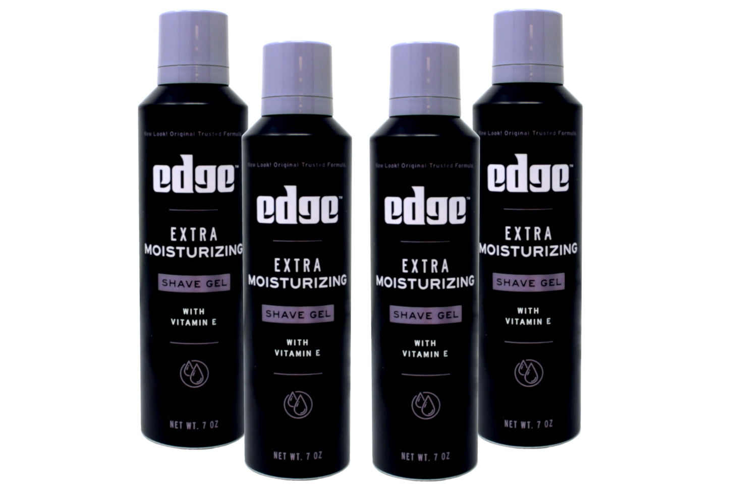 Edge Extra Moisturizing Shave Gel with Vitamin E, Shave Gel For Men That Moisturizes, Protects and Soothes To Help Reduce Skin Irritation, 7 oz, (Pack Beauty and Personal Care Edge