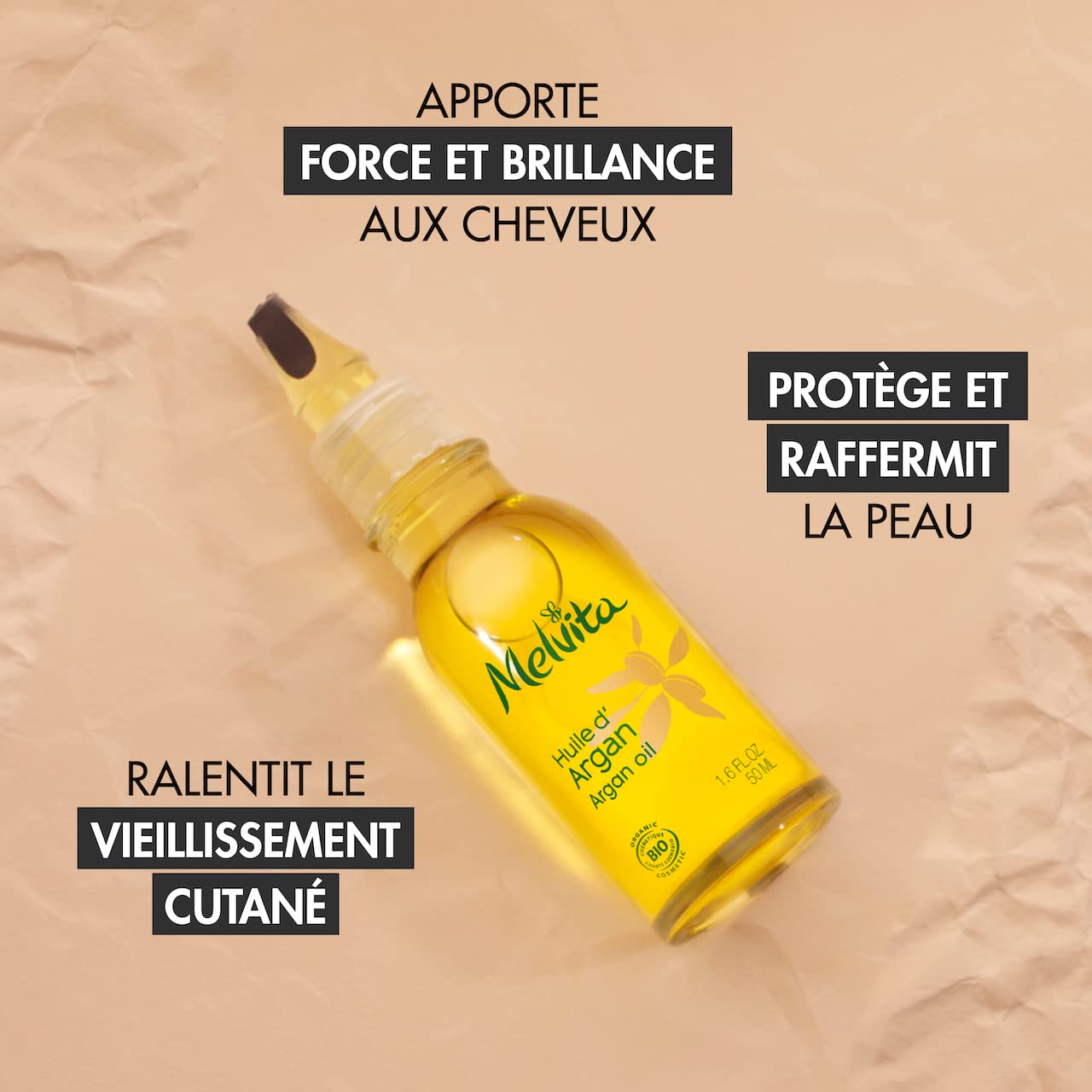 Melvita Argan Oil, 1.7 fl.oz Bottle Beauty & Personal Care Melvita