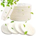 METUUTER 50 PCS Compressed Facial Sponges for Estheticians- 100% Natural Cellulose Face Sponge Professional Cosmetic Spa Sponges for Face Cleansing Beauty & Personal Care METUUTER