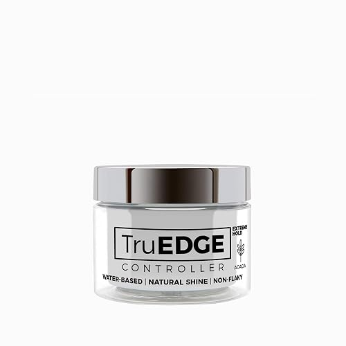 NICKA K NEW YORK Tyche TruEDGE Edge Controller - 100ml / 3.38 fl oz - Water-Based, Black Castor Oil & Hemp Seed Oil - Long-Lasting Hold, Non-Flaky Beauty & Personal Care NICKA K NEW YORK