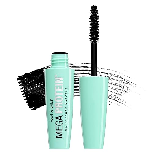 wet n wild Mega Protein Waterproof Mascara, Very Black, 0.21 Ounce,C154A Beauty & Personal Care wet n wild