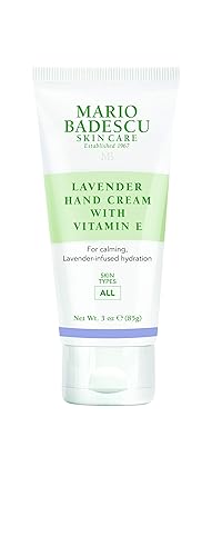Mario Badescu Lavender Hand Cream with Vitamin E for Dry Cracked Hands, Lightweight, Fast-Absorbing Moisturizing Lotion for Dry Skin, Soothing Beauty & Personal Care Mario Badescu