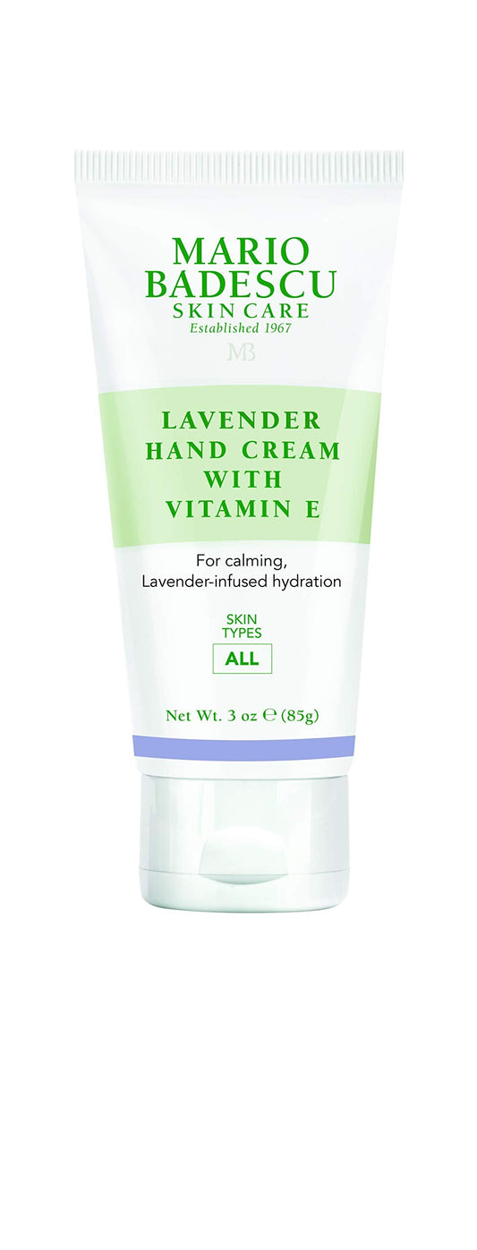 Mario Badescu Lavender Hand Cream with Vitamin E for Dry Cracked Hands, Lightweight, Fast-Absorbing Moisturizing Lotion for Dry Skin, Soothing Beauty & Personal Care Mario Badescu