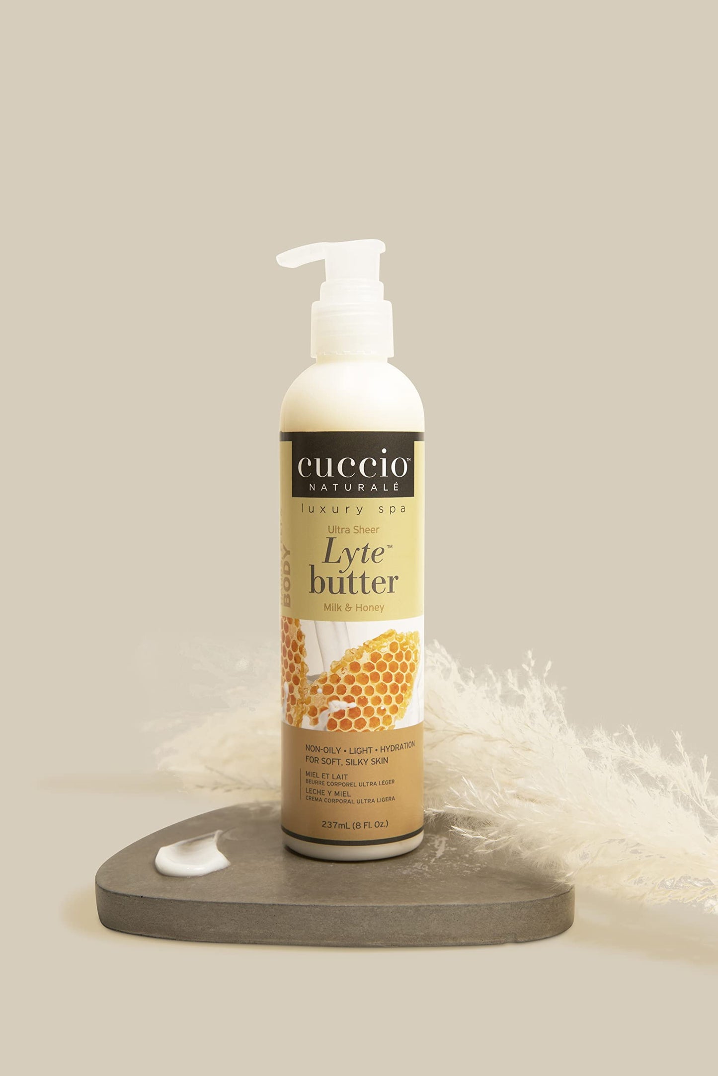 Cuccio Naturale Lyte Ultra-Sheer Body Butter - Replenishing Scented Moisturizer Cream - Deep Hydration To Repair Dry Skin - All Natural, Cruelty-Free Beauty & Personal Care Cuccio