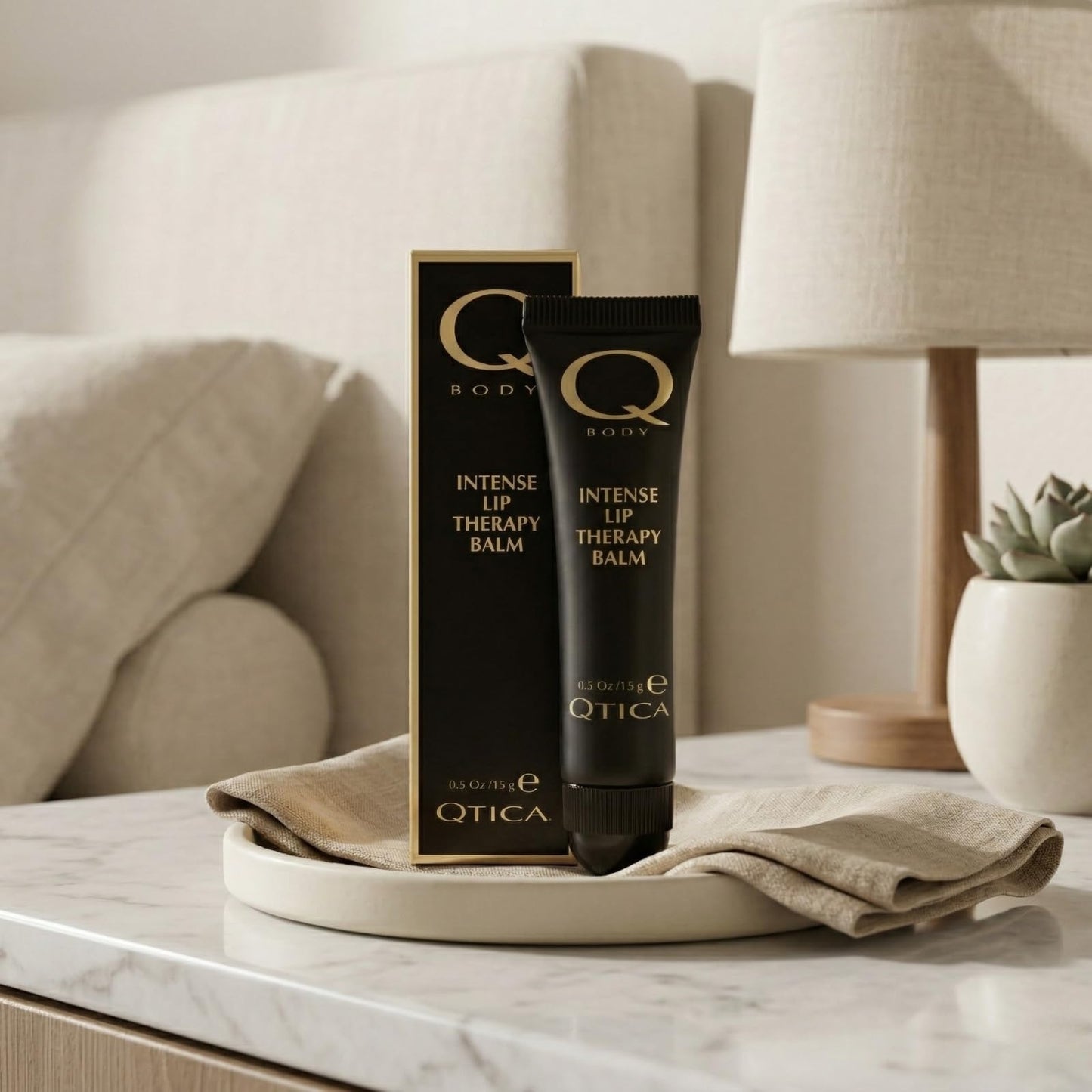 Qtica Intense Lip Repair Balm - Set of 1 by QTICA Beeswax Smooth Creamy Texture Restorative Lip Gel for Dry, Chapped Lips Instant Hydration, Softness Beauty and Personal Care QTICA