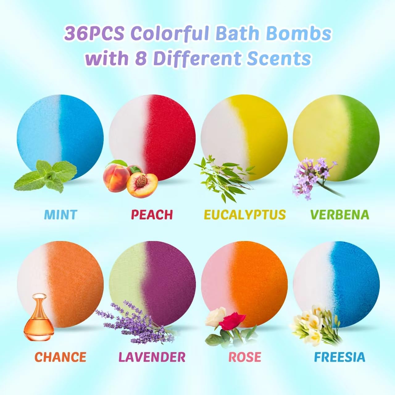 Bath Bombs for Kids with Toy Inside, 36 Pcs Bath Bombs with Glow in The Dark Dinosaur, Animal and Ocean Surprise Inside, Handmade Organic Bubble Bath Beauty and Personal Care DOVIPE