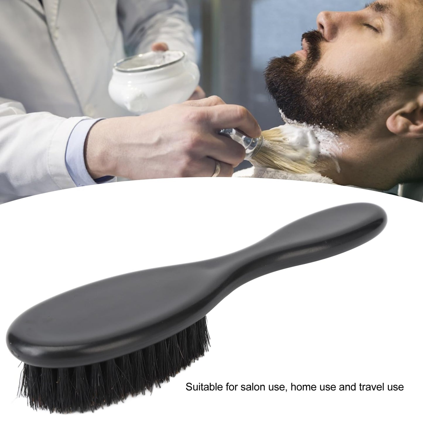 Dioche Men's Beard Brush, Soft Brush for Daily Care and Styling with Excellent Craftsmanship and Good Cleaning Effect Beauty and Personal Care Dioche