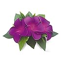Hawaii Hair Clip Foam Flower Cluster Plumeria Purple Beauty & Personal Care Welcome to the Islands