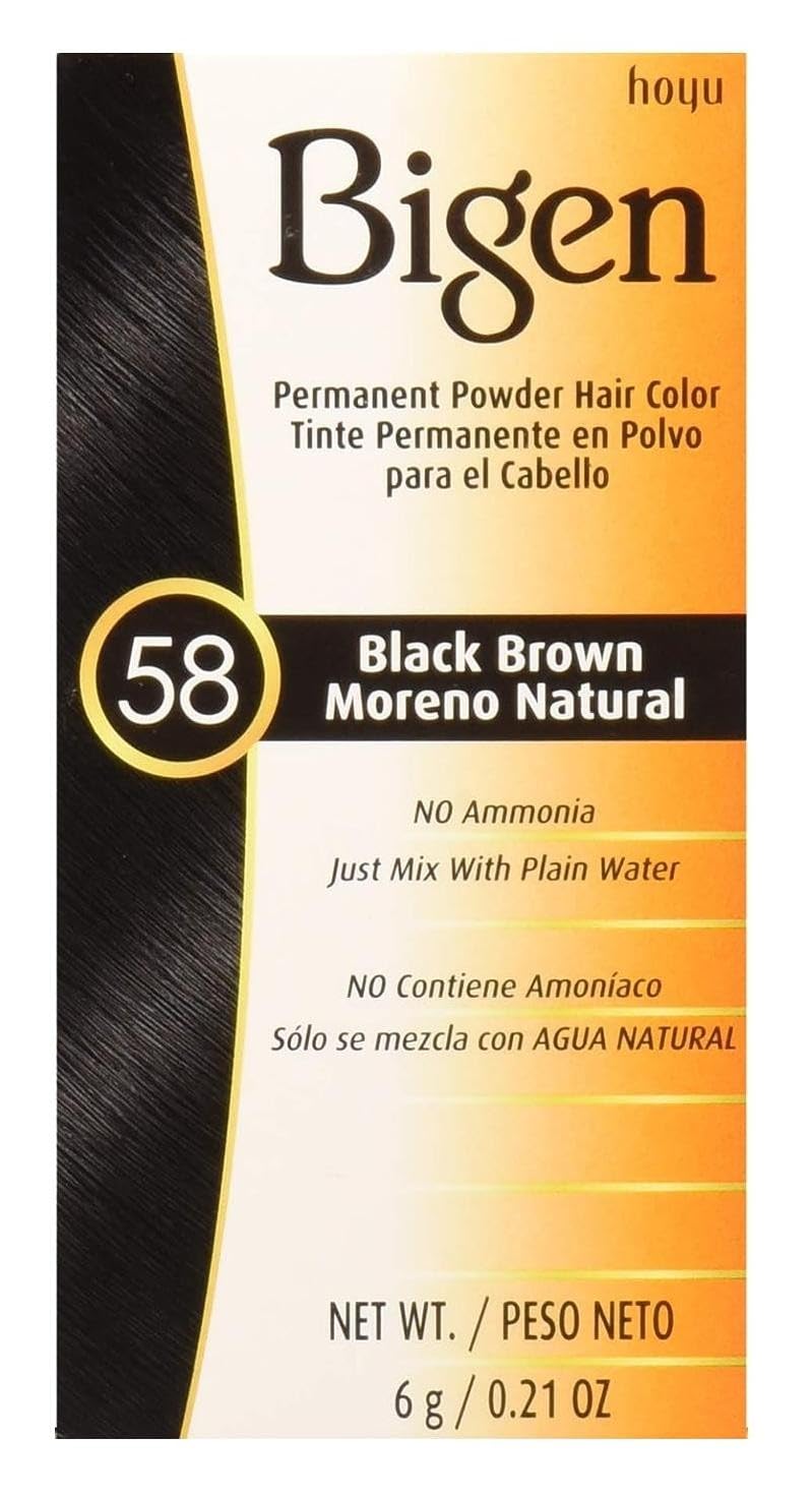 Bigen Hair Color 58-Black Brown-0.21 oz. Beauty & Personal Care Bigen