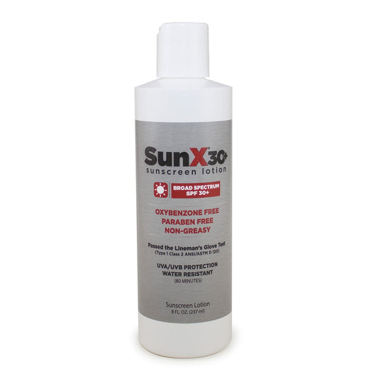CoreTex Sun X 30+ SPF Broad Spectrum Sunscreen Lotion - 8oz Bottle of Paraben, Oxybenzone, Octinoxate, & Oil Free Sunscreen - No White Cast and Water Beauty & Personal Care CoreTex