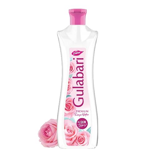 Dabur Gulabari Premium Rose Water Face Toner - 400ml | No Paraben | Alcohol Free | Cleanses, Hydrates & Moisturises | Balances & Restores Skin's pH Beauty & Personal Care Dabur