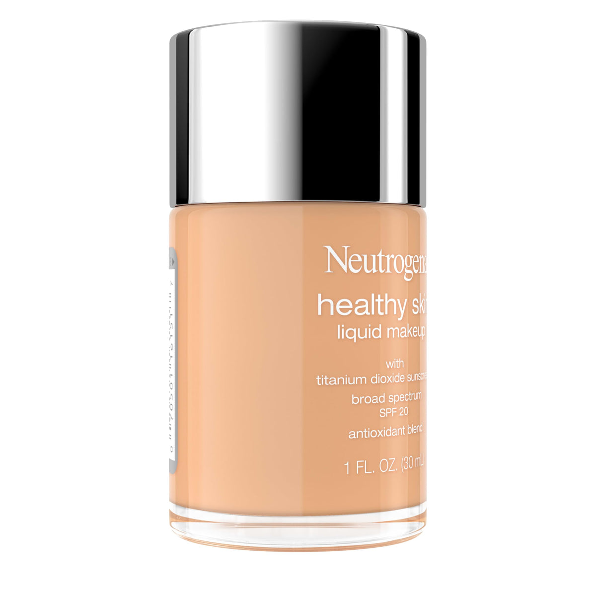 Neutrogena Healthy Skin Liquid Foundation Makeup Broad Spectrum SPF 20 Sunscreen, Medium Coverage, Vit B5, Antioxidants, All Day Wear, Buff Beige Beauty & Personal Care Neutrogena