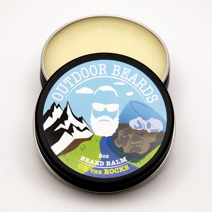 Outdoor Beards Beard Balm - 2 oz Cleansing Balm for Beards Short or Long - Beard Conditioner for Men - Essential Moisturizer for Every Man's Beard Beauty and Personal Care Outdoor Beards
