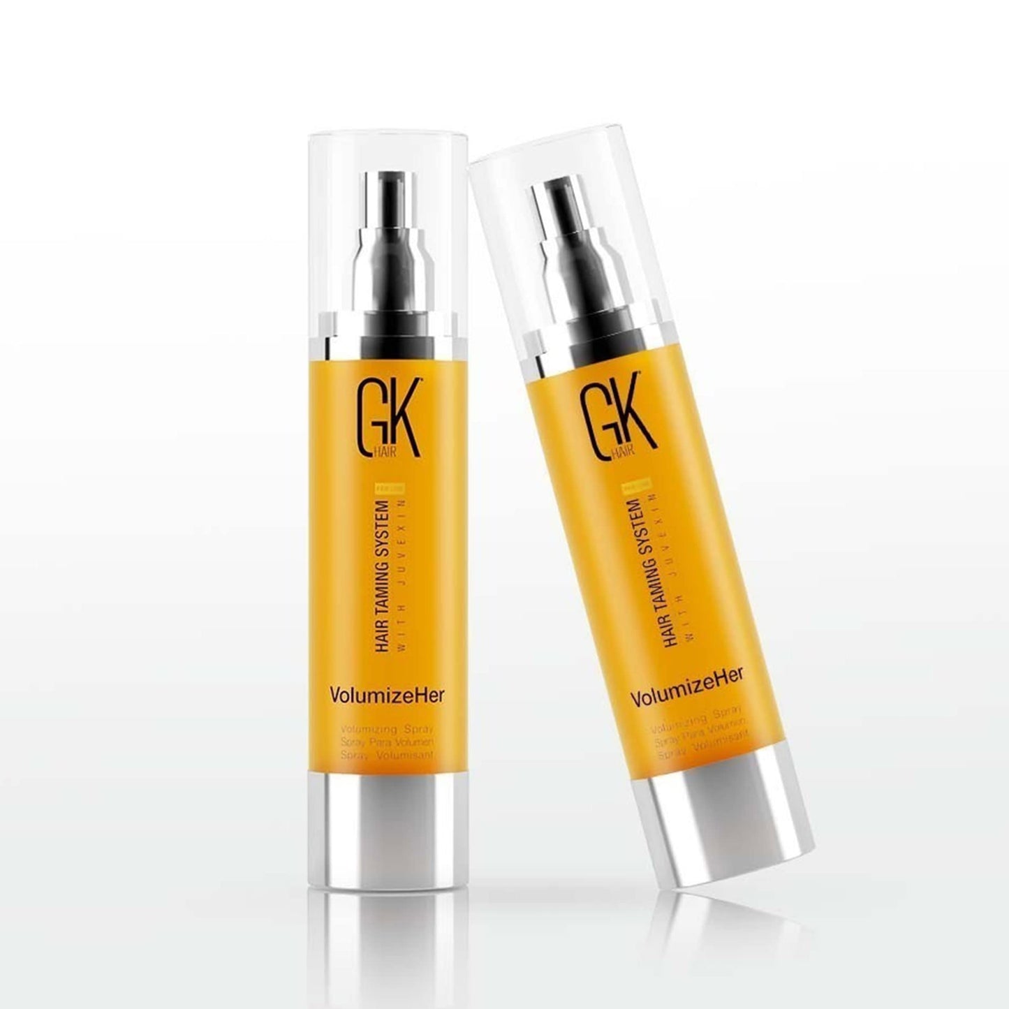GK HAIR Global Keratin VolumizeHer (3.4 Fl Oz/100ml) Hair Spray, Anti-Frizz Hair Straightener, Heat Protectant Spray For Volume, Texture & Hold Beauty & Personal Care GK HAIR