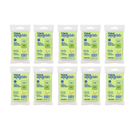 SOAP SPONGE CUCUMBER 10 PACK Beauty and Personal Care T.TAIO ESPONJABON