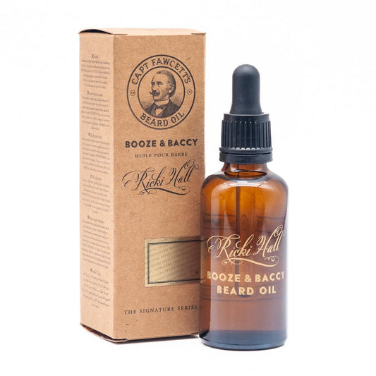 CAPTAIN FAWCETT Ricki Hall's Booze & Baccy Beard Oil 10ml Beauty and Personal Care CAPTAIN FAWCETT