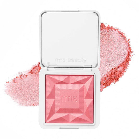 RMS Beauty Redimension Hydra Powder Blush Hydrating Mineral Powder Blush with Buildable Natural Color Lightweight Long-Lasting Finish Clean &