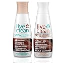 Live Clean Exotic Nectar Restorative Shampoo and Conditioner with Argan, Grape Seed, and Olive Oils, 12 oz each Beauty & Personal Care Live Clean