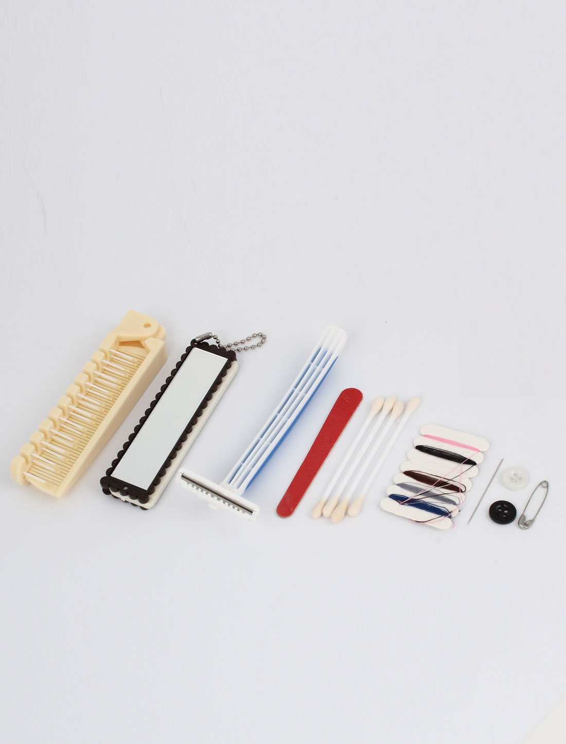 Ruilogod 9 in 1 Travel Hiking Comb Mirror Razor Portable Set Tool for Women Men (id: fdd 797 88e 58d 1ea Beauty and Personal Care Ruilogod