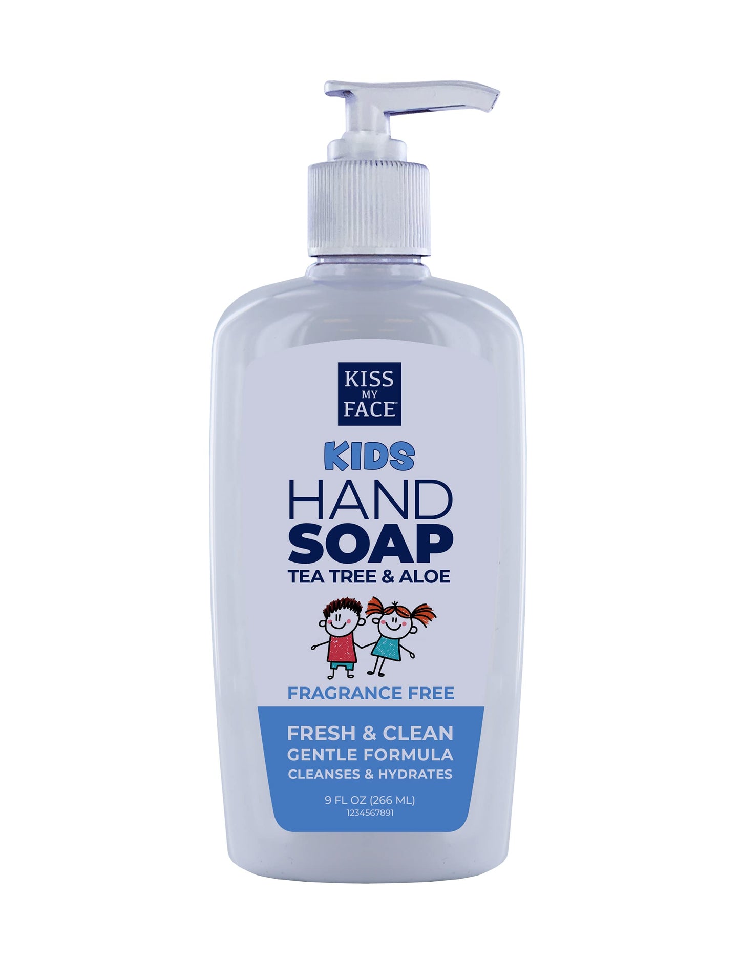 Kiss My Face Kids Hand Soap, Fragrance-Free, Cleanse And Hydrate Skin, Vegan & Cruelty-Free, Easy To Use Hand Soap Pump, Suitable For Sensitive Skin Beauty & Personal Care Kiss My Face