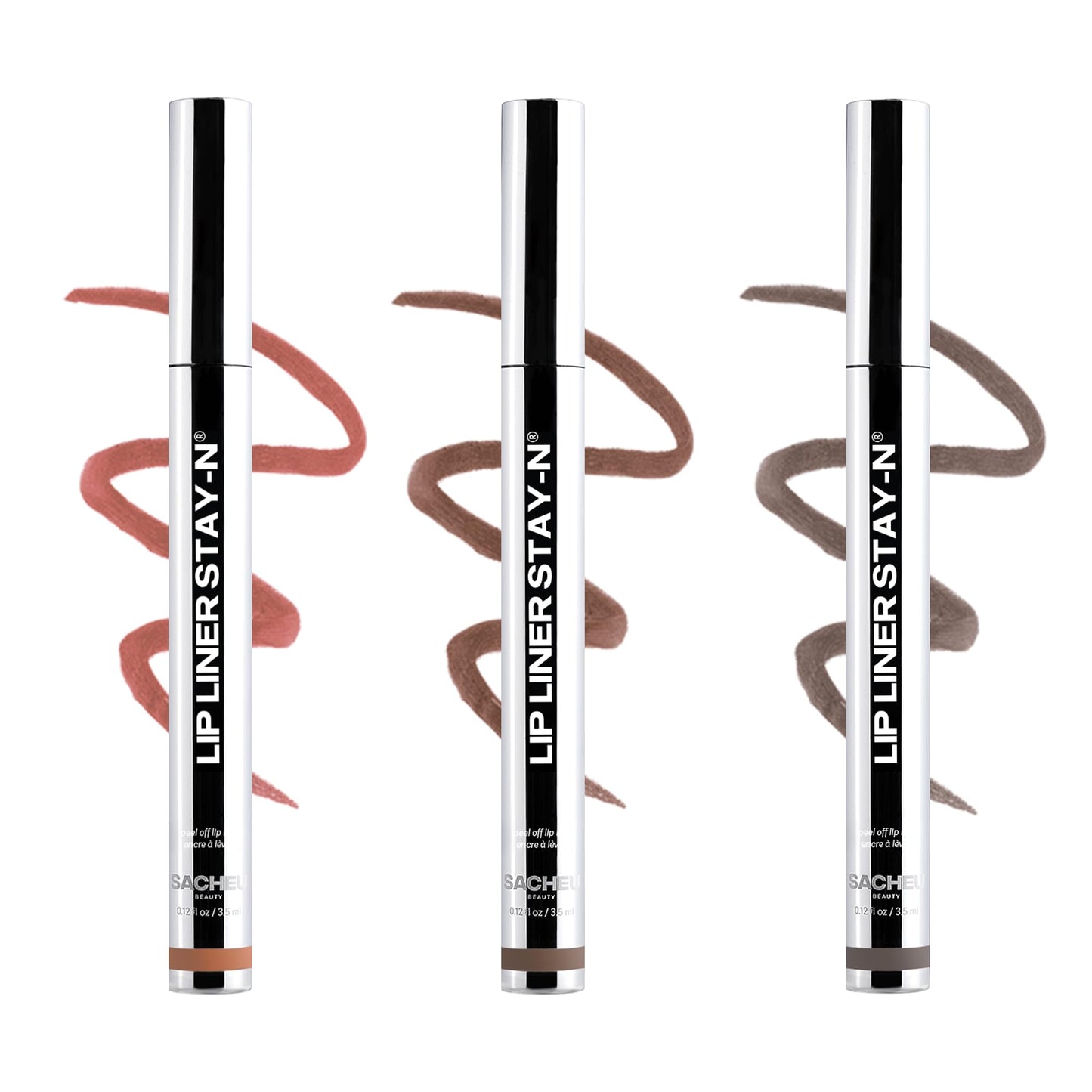 Sacheu Lip Liner STAY-N Peel Off Lip Stain - Long Lasting Waterproof Lip Tint with Hyaluronic Acid & Vitamin E - Transfer Proof Matte Finish, Vegan Beauty & Personal Care Sacheu