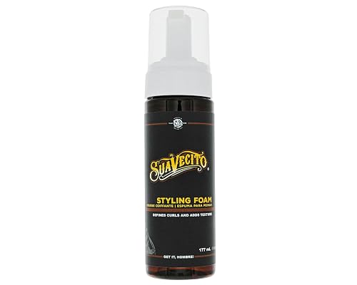 Suavecito Styling Foam Mousse Defining Curls, Adds Shine, Creates Texture for Voluminous Hair - Sulfate Free, Gluten Free, Paraben Free Beauty & Personal Care Suavecito