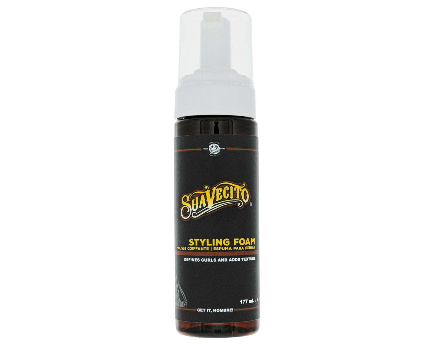 Suavecito Styling Foam Mousse Defining Curls, Adds Shine, Creates Texture for Voluminous Hair - Sulfate Free, Gluten Free, Paraben Free Beauty & Personal Care Suavecito