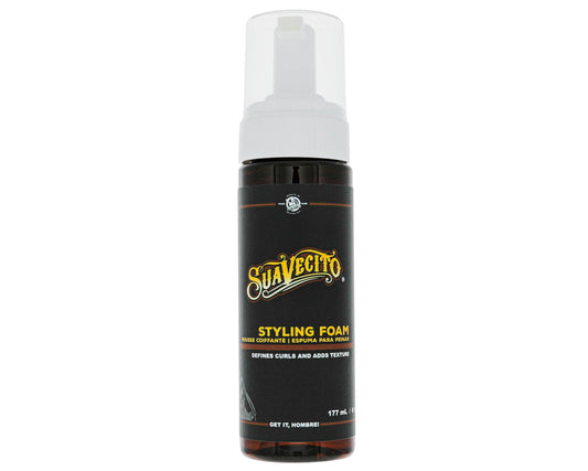 Suavecito Styling Foam Mousse Defining Curls, Adds Shine, Creates Texture for Voluminous Hair - Sulfate Free, Gluten Free, Paraben Free Beauty & Personal Care Suavecito