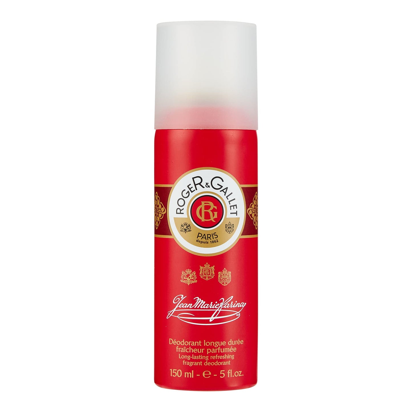 Roger & Gallet - Long-Lasting Deodorant Spray for Women - Jean-Marie Farina 150ml Beauty and Personal Care ROGER & GALLET