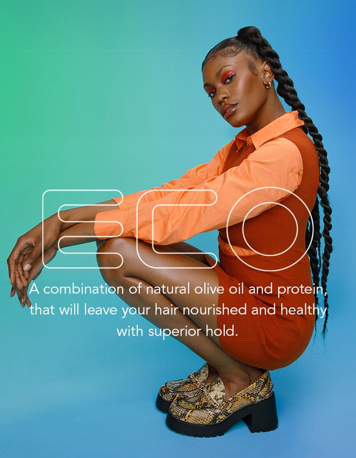 Ecoco Eco Style Gel Olive Oil - 100% Pure Olive Oil - Adds Shine And Tames Split Ends - Weightless Style - Nourishes And Repairs - Adds Moisture Beauty & Personal Care Eco Style