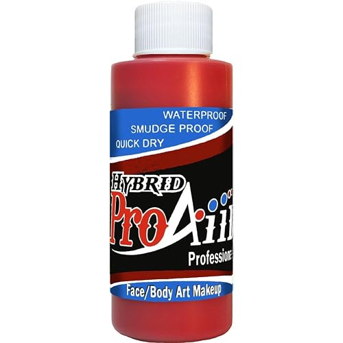 ProAiir Face and Body Painting Makeup - 2oz (60ml) Lipstick Red Beauty & Personal Care ShowOffs Body Art