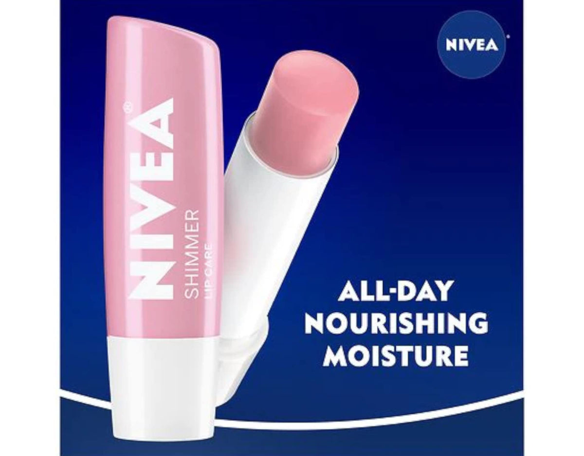 NIVEA Shimmer Radiant Lip Care 0.17 oz (Pack of 12) Beauty & Personal Care NIVEA