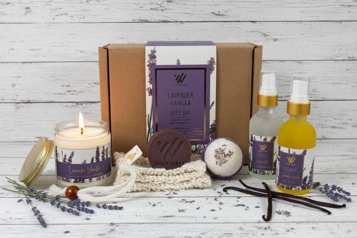 Wild Vibes Lavender Vanilla Gift Box Beauty & Personal Care Wild Vibes
