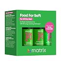 Matrix Food For Soft Travel Trial Kit - Shampoo, Conditioner and Oil Serum, Professional Hydrating Formula for Dry, Brittle Hair, With Hyaluronic Acid Beauty & Personal Care MATRIX