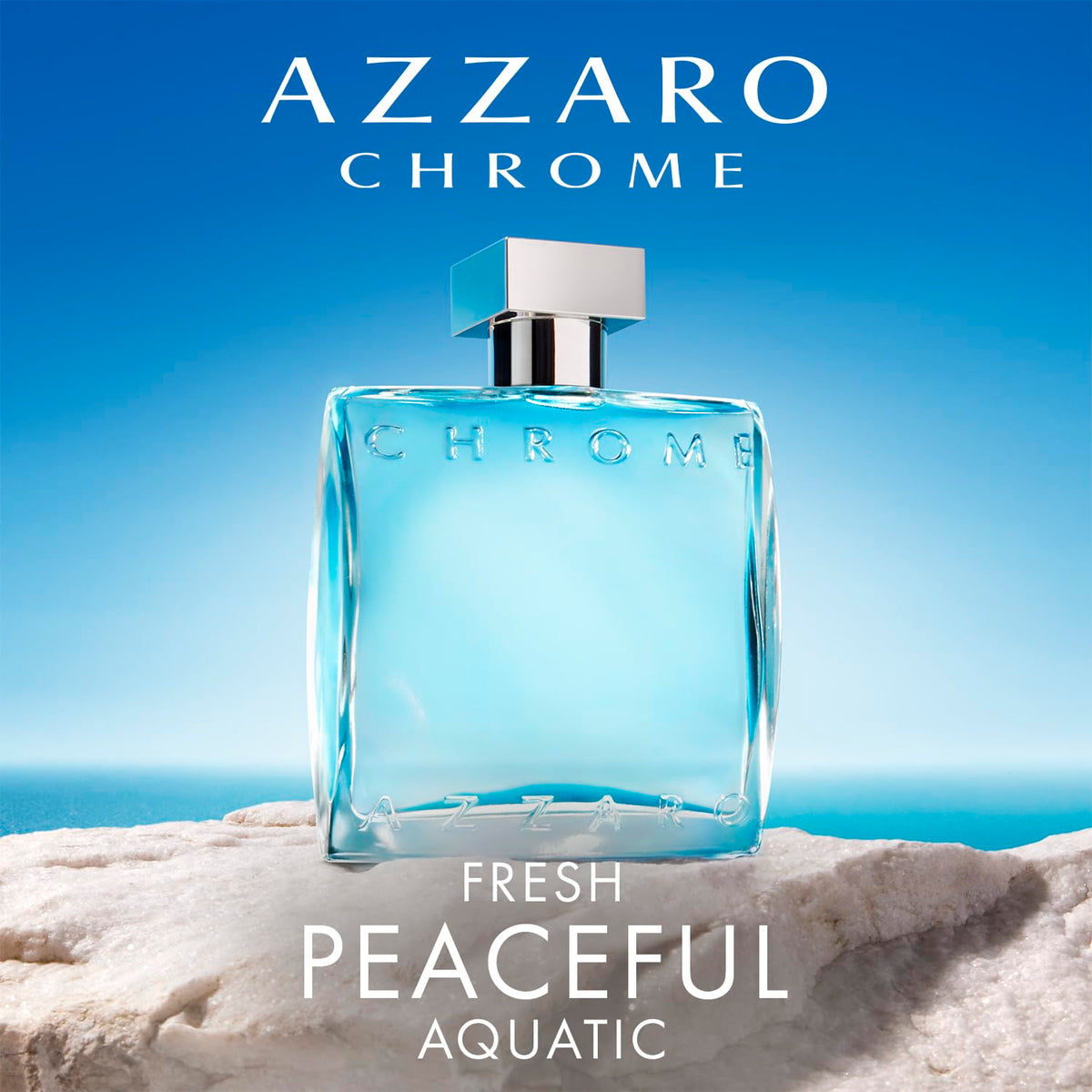 Azzaro Chrome Eau de Toilette Fresh Aquatic Men's Cologne - 1.6 Fl Oz