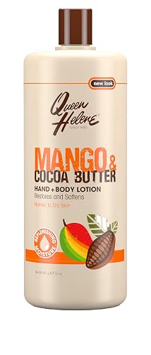 Queen Helene Mango & Cocoa Butter Hand & Body Lotion - Deep Moisturizing Formula that Softens, Smooths & Restores Radiance | 32 oz Beauty & Personal Care Queen Helene