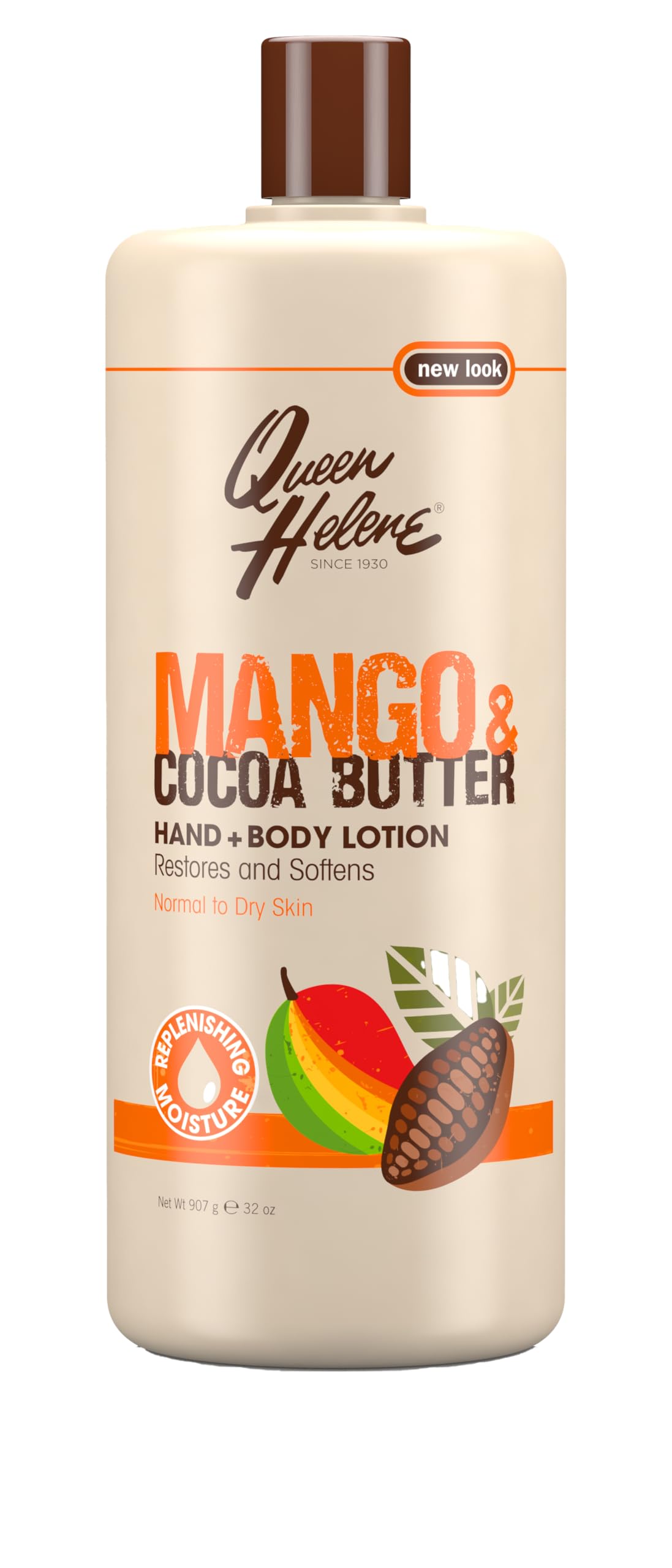 Queen Helene Mango & Cocoa Butter Hand & Body Lotion - Deep Moisturizing Formula that Softens, Smooths & Restores Radiance | 32 oz Beauty & Personal Care Queen Helene