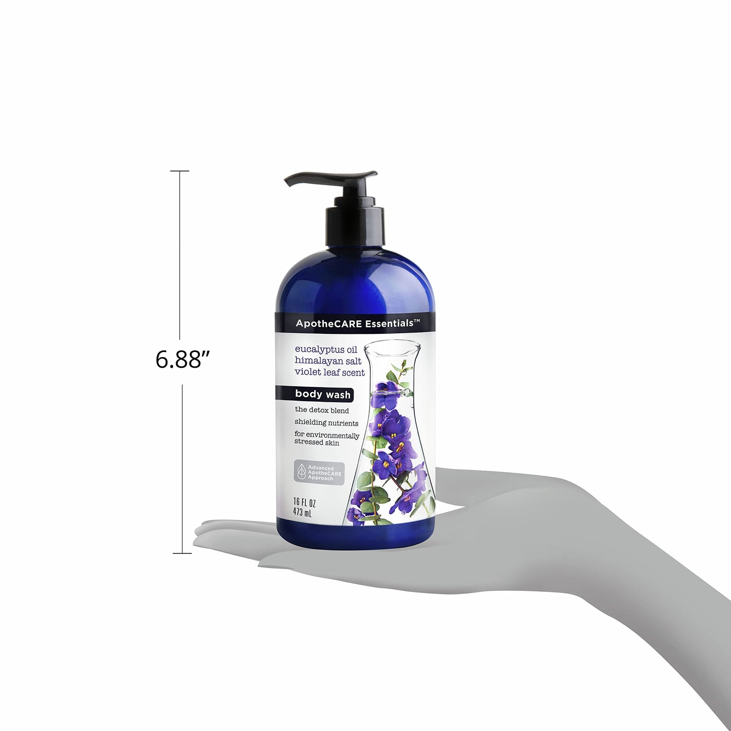 ApotheCARE Essentials The Detox Blend Body Wash Eucalyptus 16 oz Beauty & Personal Care ApotheCARE Essentials