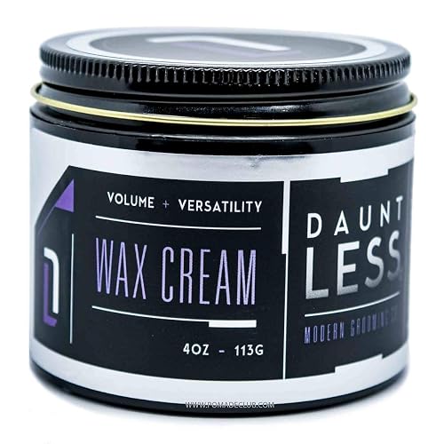 Dauntless Modern Grooming Co. WAX CREAM | Multi-purpose Hair Styling | Medium-Firm Hold | Low Shine | 4 ounces Beauty & Personal Care Dauntless