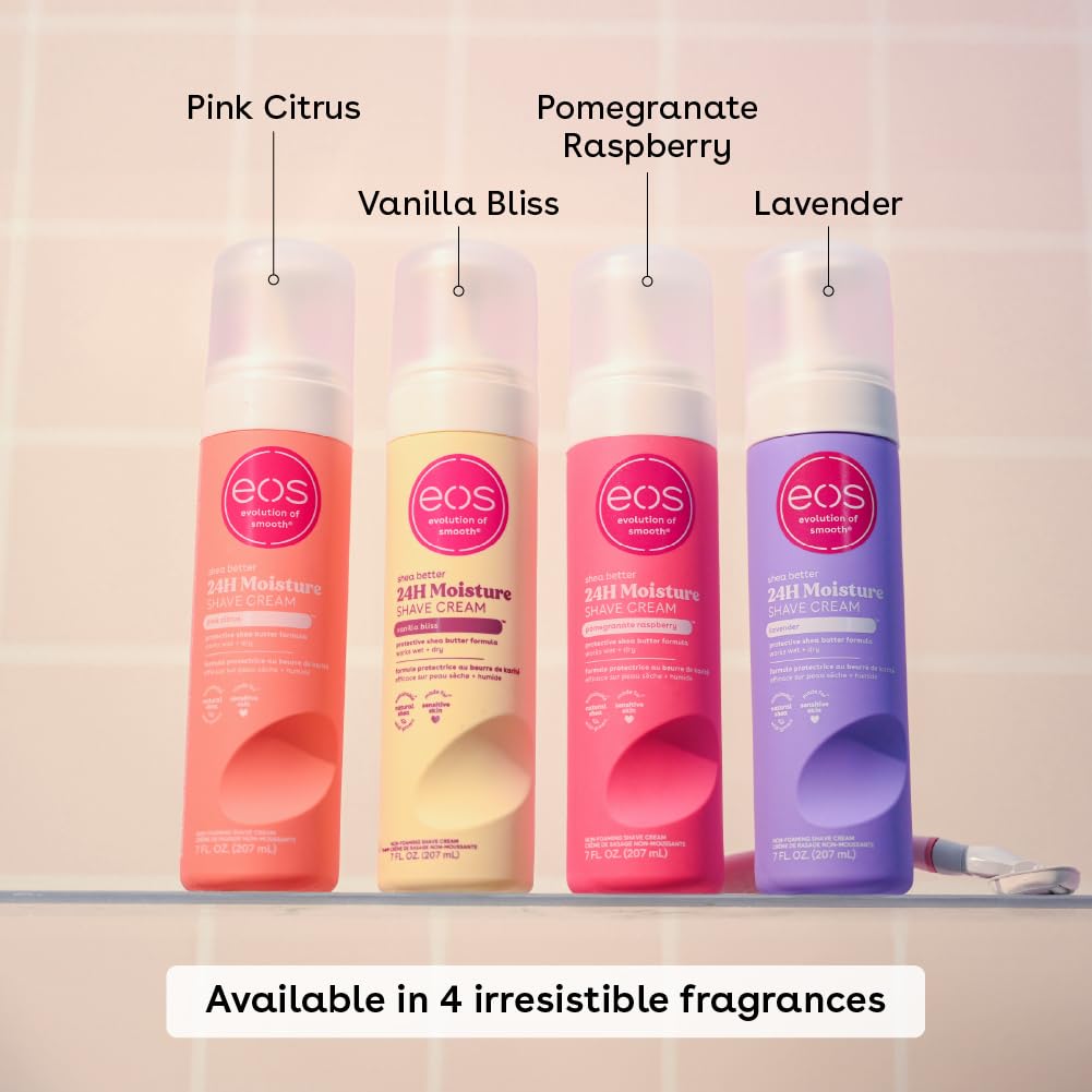 EOS Ultra Moisturizing Shave Cream, Vanilla Bliss, 7 Oz. Bottle (Pack of 6) Beauty and Personal Care eos