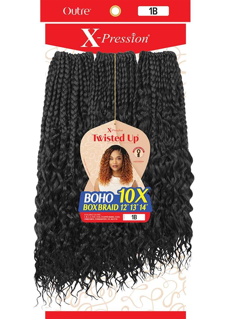 Outre X-Pression Twisted Up - Boho Box Braid 12" 13" 14" 10X (CT/27)