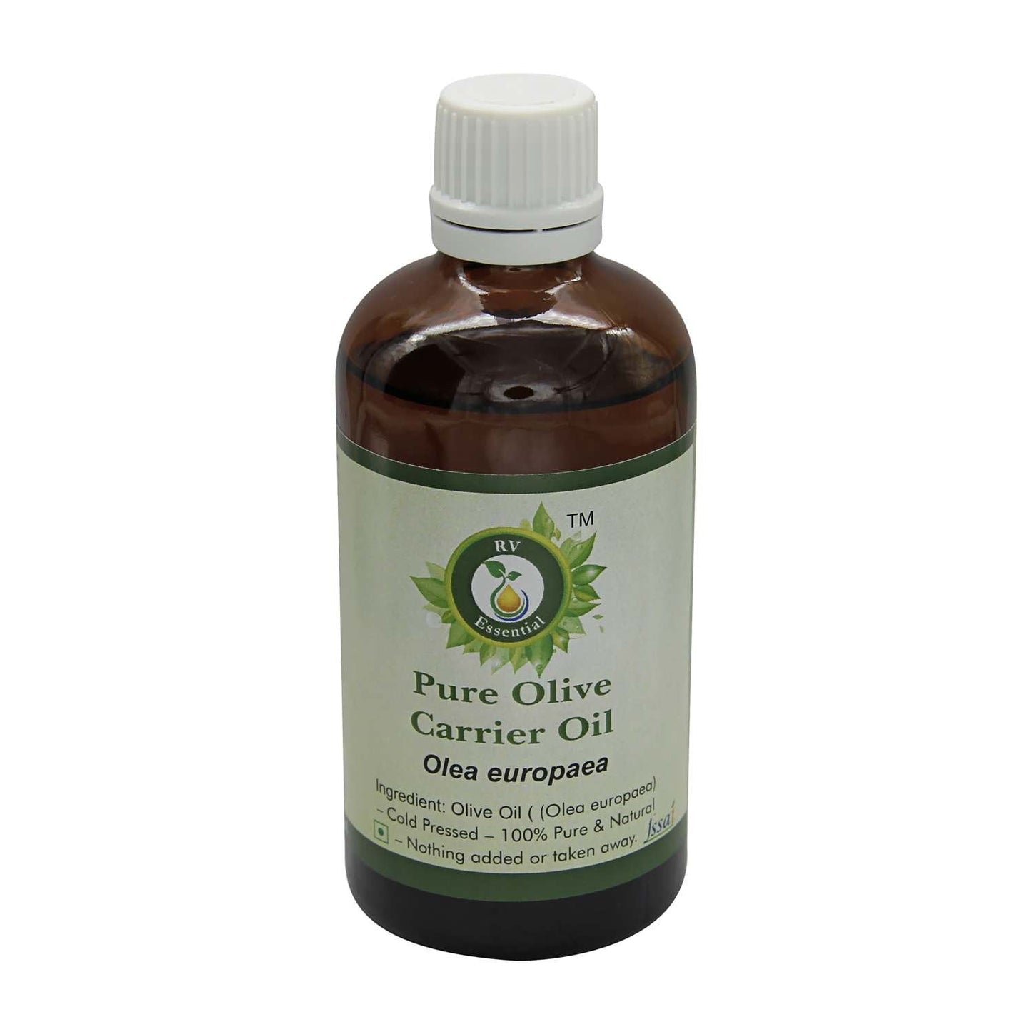 R V Essential Pure Olive Carrier Oil 15ml (0.507oz)- Olea Europaea (100% Pure and Natural Cold Pressed) Beauty and Personal Care R V Essential