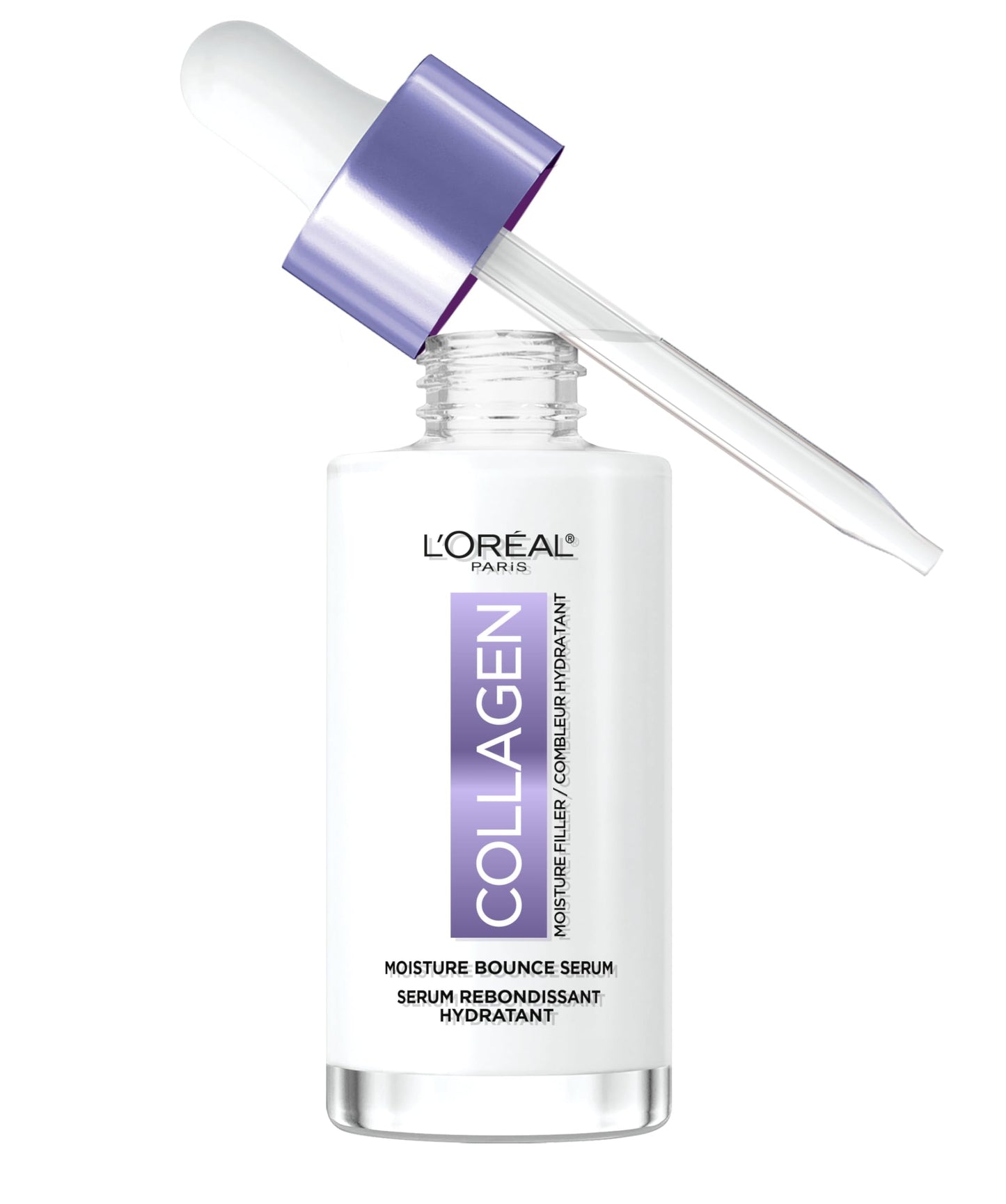 L'Oreal Paris Collagen Moisture Filler Moisture Bounce Face Serum, Glow Serum with Collagen, Glycerin, and Squalane for Bouncy, Radiant, Hydrated Beauty & Personal Care L'Oreal Paris