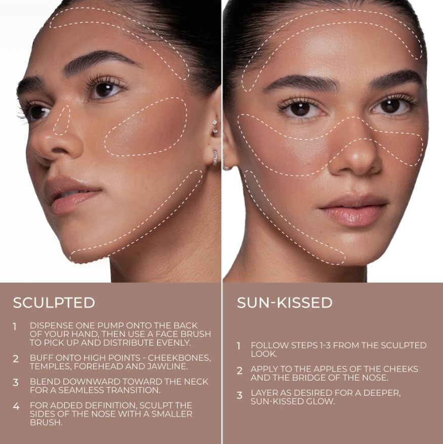 Natasha Denona HY-SCULPT LIQUID BRONZER Serum-Infused Liquid Bronzer - Drenched Beauty & Personal Care Natasha Denona