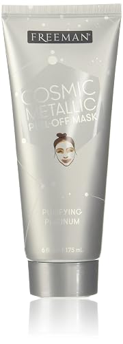 Cosmic Metallic Peel-Off Mask - Purifying Platinum by Freeman for Women - 6 oz Mask Beauty & Personal Care Freeman
