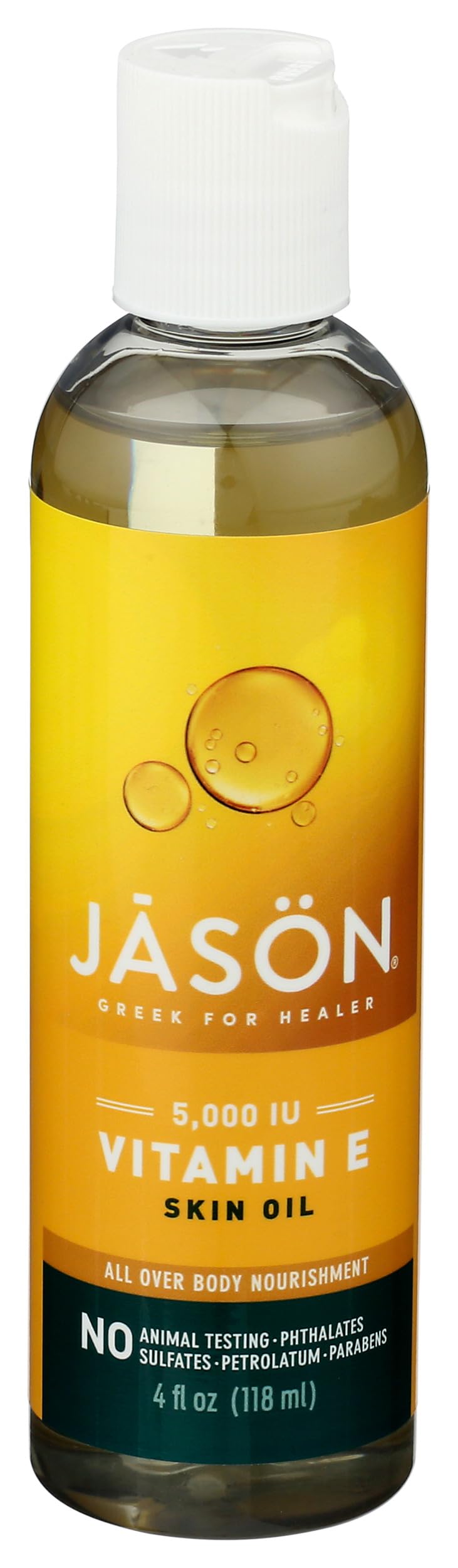 Vitamin E 5,000 IU Oil - All Over Body Nourishment Jason Natural Cosmetics 4 oz Liquid Beauty & Personal Care JASON